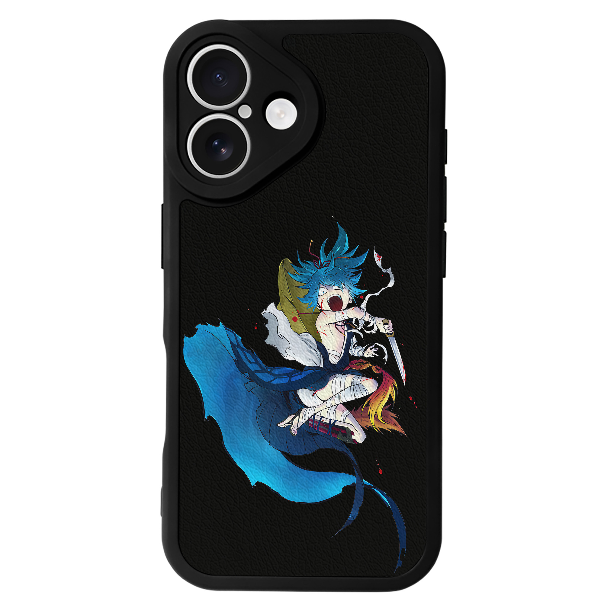 （画像用） 刀剣乱舞 Touken Ranbu 【iPhone 16シリーズ対応】シリコンスマホケース（レザー調） 材質：シリコン